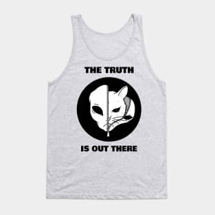 Cats are Aliens - The truth is out there, funny for cat lovers Tank Top